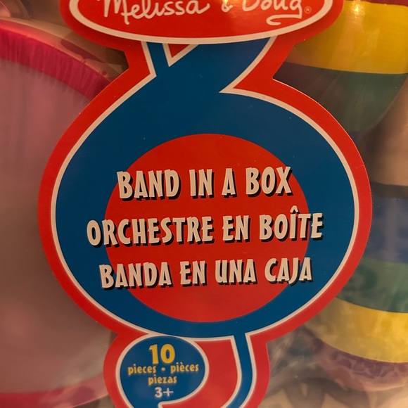 Melissa and Doug 10 piece Band in a Box. Comes with instruments and crate. 🥁🎸 - Picture 2 of 5
